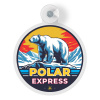 Вымпел-бейдж на присоске (Ø125мм) POLAR EXPRESS-2