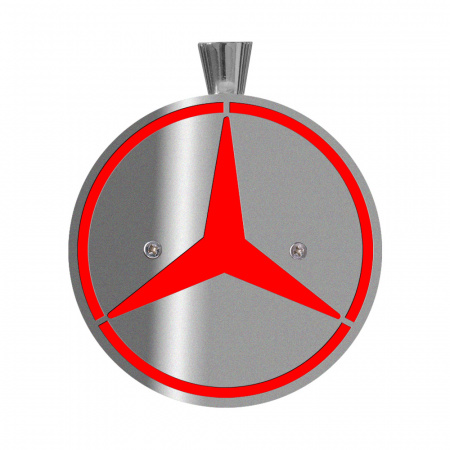 Фонарь под зеркало Mercedes (LED, нерж., комп. 2 шт)