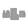 37-Коврики ворсовые MAN TGS -(АВС 3 коврика. МТ) (UPP-8 (Серый) кант Черный)