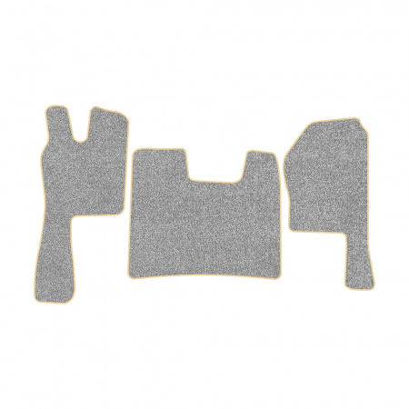 21-Коврики ворсовые SCANIA R  -(ABTC 3 коврика. АТ) (UPP-8 (Серый) кант Бежевый)