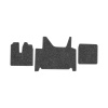 114-Коврики ворсовые Sitrak C7H 480 MAX (от 2022гв) -(ABTC 3 коврика. АТ) (UPP-3 (Серый) кант Серый)