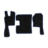 25-Коврики ворсовые SCANIA R TOPLAIN  -(ABTC 3 коврика. АТ) (Фортуна (Черный) кант Синий)