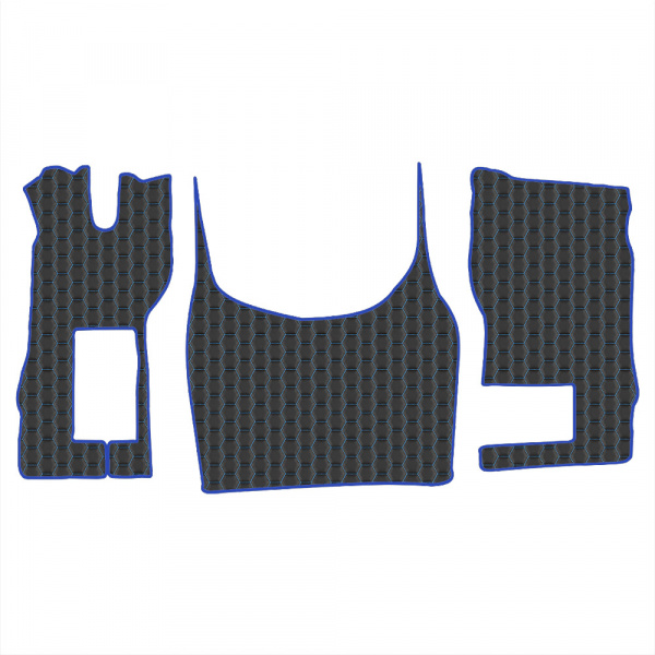 2.12 Коврики стёганные VOLVO FH 5 от 2021  (АТ, 1 пневм., 1 табуретка) 