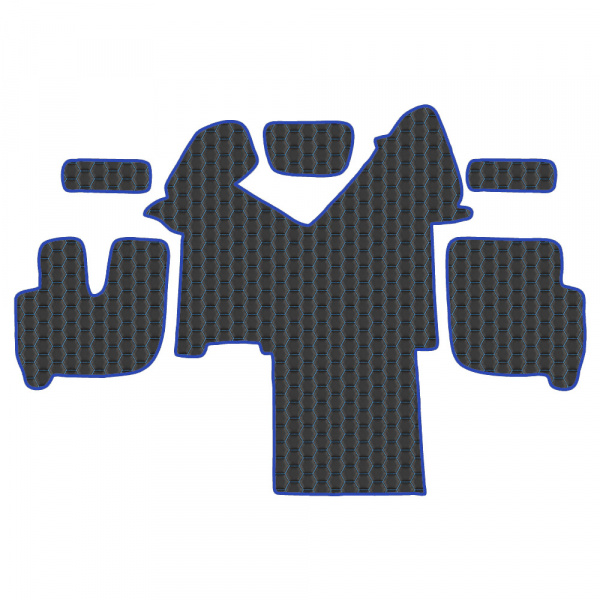 7.7 Коврики стёганные IVECO STRALIS 2013 (АТ широкая кабина) 