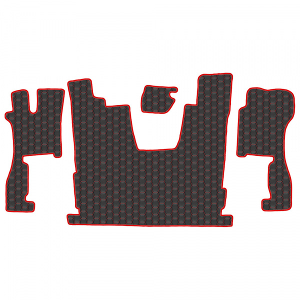 3.9 Коврики стёганные SCANIA R  (пневмо сидение, с туннелем (шахтой)) 