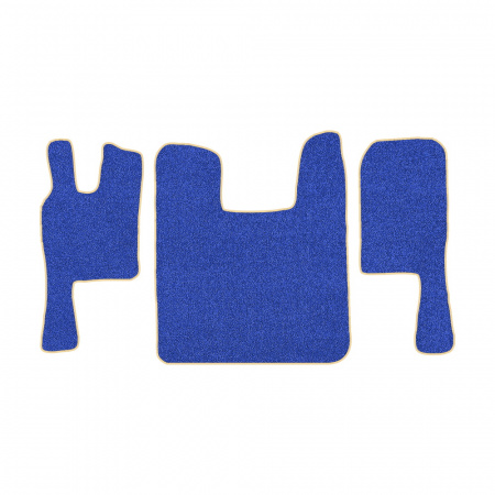 67-Коврики ворсовые SCANIA 124 (после 2010г) -(ABTC 3 коврика. АТ) (UPP-8 (Синий) кант Бежевый)