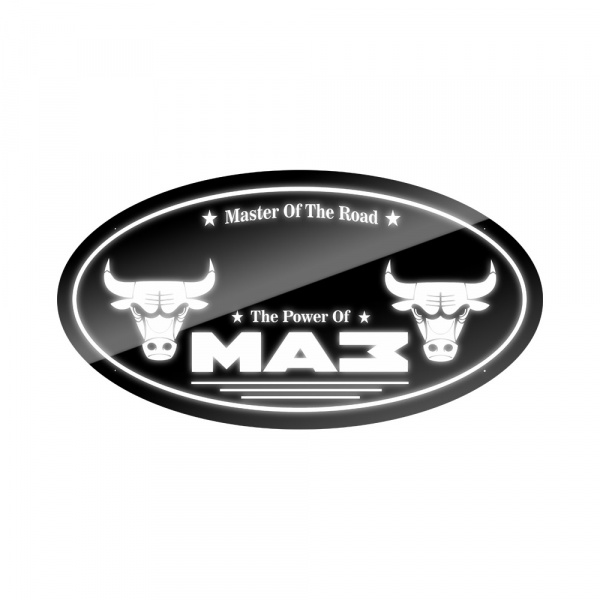 Панель на спальник 60х30см (24V, Пластиковый овал) со светодиодной подсветкой