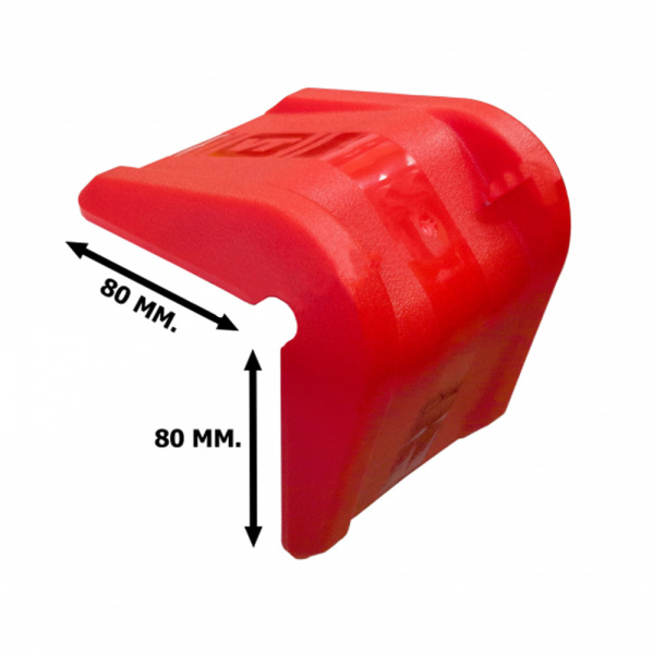 Уголок для стяжки груза ударопрочный морозостойкий (80х80х55мм) 0201555.К