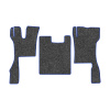 90-Коврики ворсовые SCANIA R 2018г > -(ABTC 3 коврика. АТ) (UPP-3 (Серый) кант Синий)