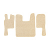 67-Коврики ворсовые SCANIA 124 (после 2010г) -(ABTC 3 коврика. АТ) (UPP-8 (Бежевый) кант Бежевый)