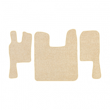 67-Коврики ворсовые SCANIA 124 (после 2010г) -(ABTC 3 коврика. АТ) (UPP-8 (Бежевый) кант Бежевый)