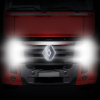 Светодиодная эмблема-логотип для грузовиков RENAULT MAGNUM (305х230мм)