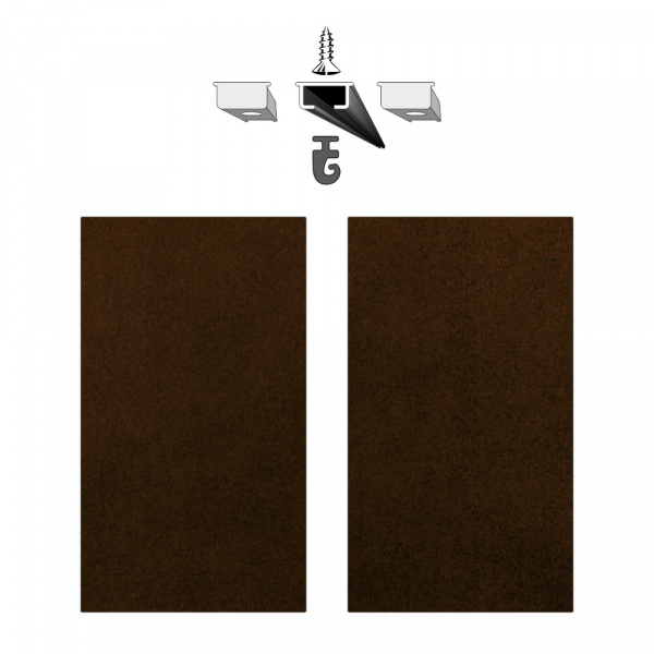 Перегородка салона со шторами GZ NXT (Велюр)