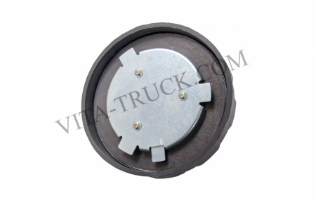 20766-АТ Крышка бензобака "АТ" D=80мм с ключом и защитпластик(RENAULT-HOWO)  