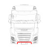 Кенгурятник-фародержатель для DAF 106 D009