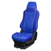 130 Чехлы Премиум ISUZU от 2021 (без ремней) 3-х местн. (ПремиумСиний+АликСиний)
