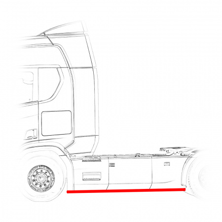 Дуги боковой защиты спойлера SCANIA 6 серии S008