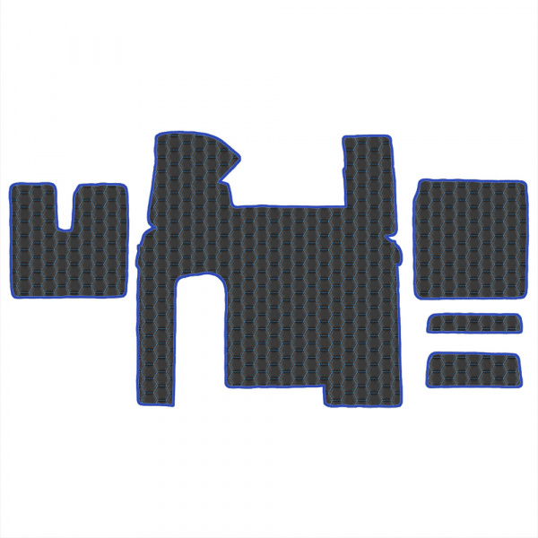 4.7 Коврики стёганные MAN TGX от 2007  (АТ, 2 полки, холодильник) 