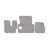 33-Коврики ворсовые MAN F-2000 Commandor -(АВС 3 коврика. МТ) (UPP-8 (Серый) кант Коричневый)