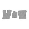 69-Коврики ворсовые HINO – 500 -(АВС 3 коврика. МТ) (UPP-8 (Серый) кант Серый)
