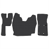 2.7 Коврики стёганные VOLVO FMX с 2011г. (АТ) 410  (Классик Черный строчка Черная)