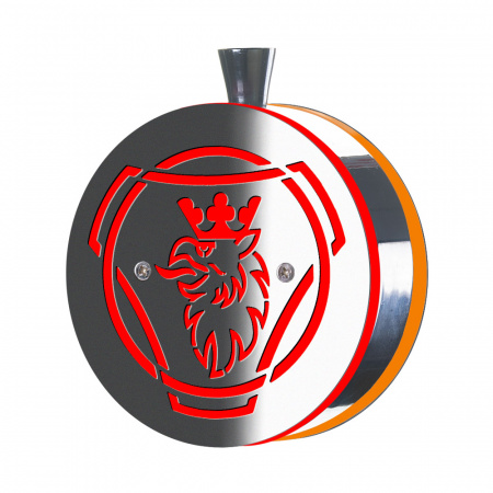 Фонарь под зеркало SCANIA "Грифон" (LED, нерж., комп. 2 шт)