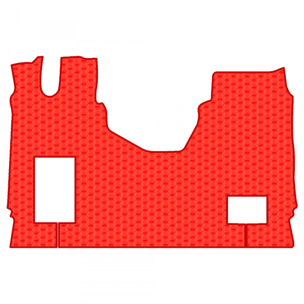 5.17 Коврики стёганные MERCEDES ACTROS L от 2022 (АТ, ровный пол,1 пневм.,1 табуретка) 