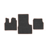 37-Коврики ворсовые MAN TGS -(АВС 3 коврика. МТ) (UPP-8 (Графит) кант Коричневый)