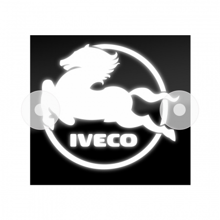 Табличка светодиодная 14*15 Лобовое (24v) (IVECO белая)