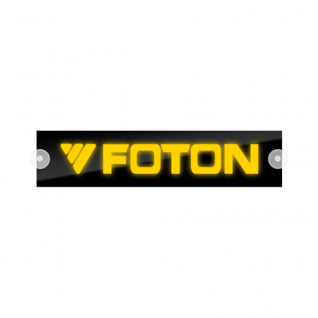 Табличка светодиодная 10x50 (желтая) на лобовое стекло (24v) (FOTON)