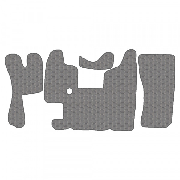 3.19 Коврики стёганные Scania 4 ser. L (МТ, 1 пневмо, 1 из стены) 