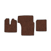 31-Коврики ворсовые MAN TGA XXL -(АВС 3 коврика. МТ) (Фортуна (Коричневый) кант Черный)
