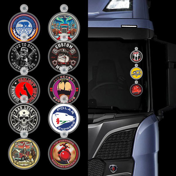 Вымпел-бейдж на присоске (Ø125мм) ADULT ONLY