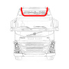 Дуга на крышу VOLVO FH4 "средняя" крыша (ГЛОБ, 6 ПТФ) V005