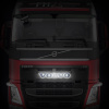 Светодиодная надпись-логотип для грузовиков VOLVO (1300х160мм)