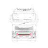 Кенгурятник-фародержатель для VOLVO FH4 (верхняя полка) V003