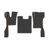 90-Коврики ворсовые SCANIA R 2018г > -(ABTC 3 коврика. АТ) (UPP-8 (Графит) кант Коричневый)