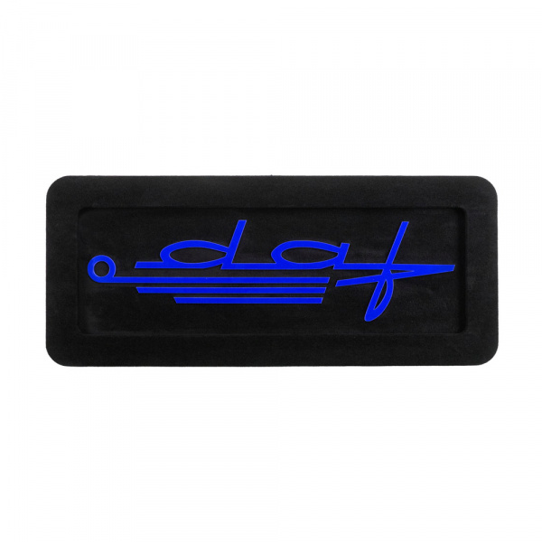 Панель на спальник 600*250 DAF пропись (замша) прямые углы (24v)