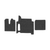 94-Коврики ворсовые MAN TGX от 2018г. (2 полки) -(ABTC 3 коврика. АТ) (UPP-8 (Графит) кант Серый)