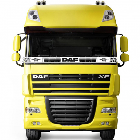 Защита лобового стекла для DAF 95-105 (нерж. сталь, прямые углы)