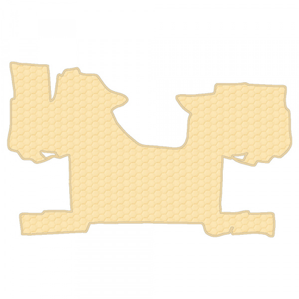 13.5 Коврики стёганные Sitrak C7H (АТ без кулисы+холодильник) от 2023г.в.
