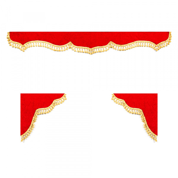 Ламбрекен комплект с маркой СО***ОЛЬ 1,5м