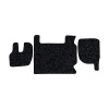 03-Коврики ворсовые RENAULT PREMIUM до 2005 -(АВС 3 коврика. МТ) (Карлайт (Серый) кант Черный)