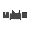 114-Коврики ворсовые Sitrak C7H 480 MAX (от 2022гв) -(ABTC 3 коврика. АТ) (UPP-3 (Серый) кант Черный)