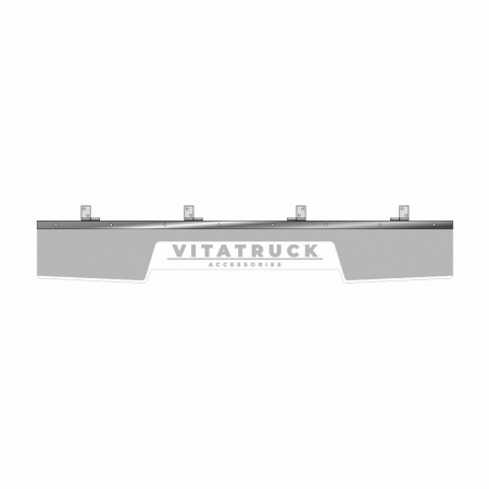 Планка крепления брызговика на петлях (240х3см, металл)