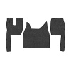 98-Коврики ворсовые FORD F-MAX -(ABTC 3 коврика. АТ) (UPP-8 (Графит) кант Черный)