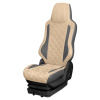 108 Чехлы Люкс FORD CARGO  (1 ремень) 2 выс.сид. (ПремиумСерый+АликБежевый)