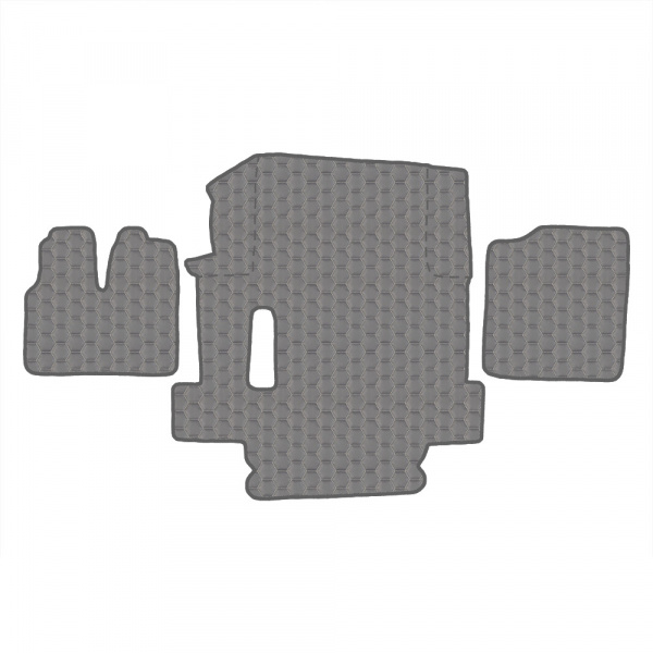 4.13 Коврики стёганные MAN TGX от 2017г.  (АТ, 1 полка, без холодильника) 