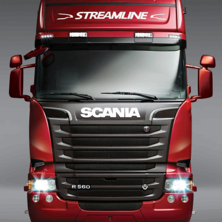 Накладки из нержавеющей стали на буквы SCANIA 4 серии NKN-151