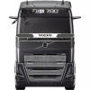 Защита лобового стекла для VOLVO FH4 (с мая 2021г.в.) (нерж. сталь, прямые углы)